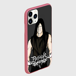 Чехол iPhone 11 Pro матовый Dethklok Man, цвет: 3D-малиновый — фото 2