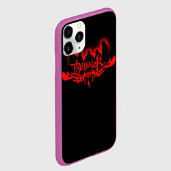 Чехол iPhone 11 Pro матовый Dethklok, цвет: 3D-фиолетовый — фото 2