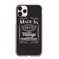 Чехол iPhone 11 Pro матовый Сделано в 1973, цвет: 3D-розовый