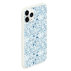 Чехол iPhone 11 Pro матовый Школа8, цвет: 3D-белый — фото 2