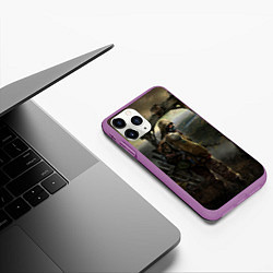 Чехол iPhone 11 Pro матовый STALKER: Call of Pripyat, цвет: 3D-фиолетовый — фото 2