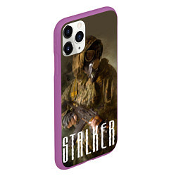 Чехол iPhone 11 Pro матовый STALKER: Warrior, цвет: 3D-фиолетовый — фото 2