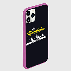 Чехол iPhone 11 Pro матовый Горы зовут, цвет: 3D-фиолетовый — фото 2