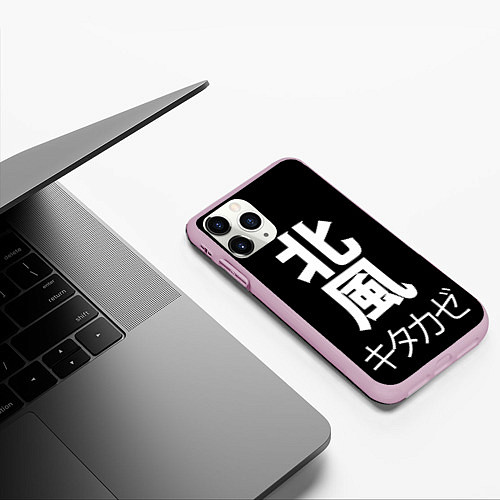 Чехол iPhone 11 Pro матовый Kitakaze / 3D-Розовый – фото 3