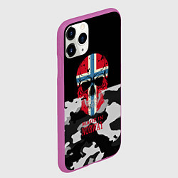 Чехол iPhone 11 Pro матовый Made in Norway, цвет: 3D-фиолетовый — фото 2