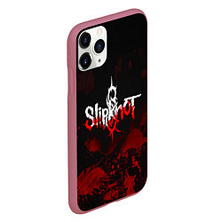 Чехол iPhone 11 Pro матовый Slipknot: Blood Blemishes, цвет: 3D-малиновый — фото 2