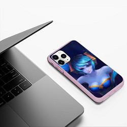 Чехол iPhone 11 Pro матовый Help, цвет: 3D-розовый — фото 2