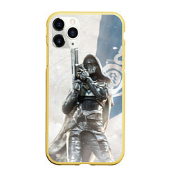 Чехол iPhone 11 Pro матовый Destiny: Blue, цвет: 3D-желтый