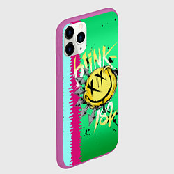 Чехол iPhone 11 Pro матовый Blink 182, цвет: 3D-фиолетовый — фото 2