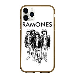 Чехол iPhone 11 Pro матовый Ramones Party