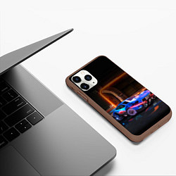 Чехол iPhone 11 Pro матовый Rocket League, цвет: 3D-коричневый — фото 2