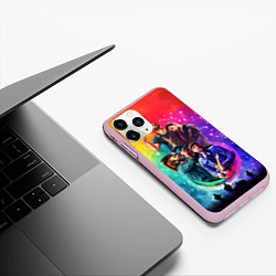 Чехол iPhone 11 Pro матовый Coldplay Stories, цвет: 3D-розовый — фото 2