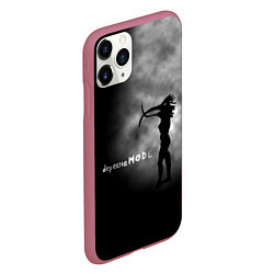 Чехол iPhone 11 Pro матовый Depeche Mode, цвет: 3D-малиновый — фото 2