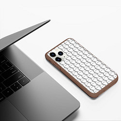 Чехол iPhone 11 Pro матовый OnePunchMan, цвет: 3D-коричневый — фото 2