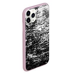 Чехол iPhone 11 Pro матовый Краска и потертости!, цвет: 3D-розовый — фото 2