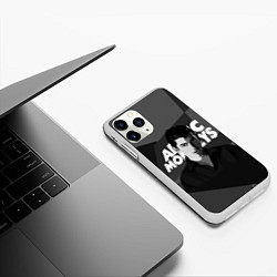 Чехол iPhone 11 Pro матовый Солист Arctic Monkeys, цвет: 3D-белый — фото 2