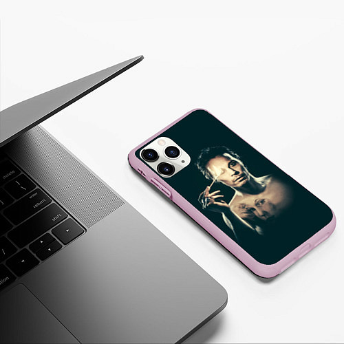 Чехол iPhone 11 Pro матовый HIM / 3D-Розовый – фото 3