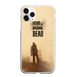 Чехол iPhone 11 Pro матовый FtWD: Walking Zombie, цвет: 3D-белый