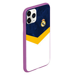 Чехол iPhone 11 Pro матовый Real Madrid FC: Sport, цвет: 3D-фиолетовый — фото 2