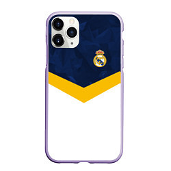 Чехол iPhone 11 Pro матовый Real Madrid FC: Sport, цвет: 3D-светло-сиреневый