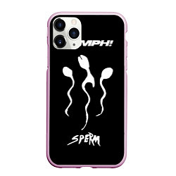 Чехол iPhone 11 Pro матовый OOMPH! Sperm, цвет: 3D-розовый