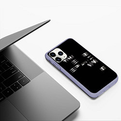 Чехол iPhone 11 Pro матовый Epic Runner, цвет: 3D-светло-сиреневый — фото 2