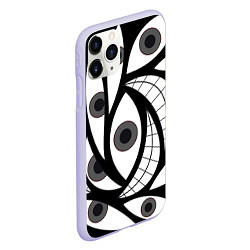 Чехол iPhone 11 Pro матовый Alchemist Eyes, цвет: 3D-светло-сиреневый — фото 2