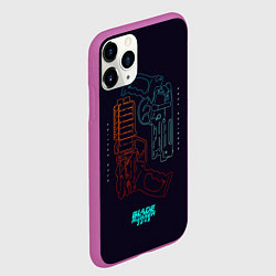 Чехол iPhone 11 Pro матовый Blade Runner Guns, цвет: 3D-фиолетовый — фото 2