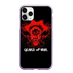 Чехол iPhone 11 Pro матовый Gears of War: Red Skull