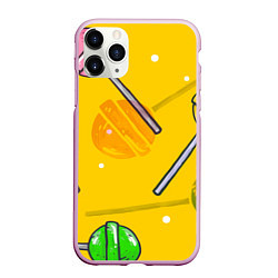 Чехол iPhone 11 Pro матовый Чупа-Чупс