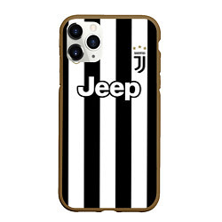 Чехол iPhone 11 Pro матовый Juventus FC: Higuain Home 17/18, цвет: 3D-коричневый
