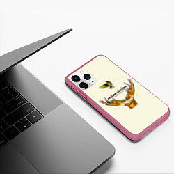 Чехол iPhone 11 Pro матовый Imagine Dragons S+M, цвет: 3D-малиновый — фото 2