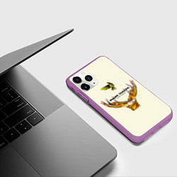 Чехол iPhone 11 Pro матовый Imagine Dragons S+M, цвет: 3D-фиолетовый — фото 2