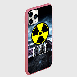 Чехол iPhone 11 Pro матовый S.T.A.L.K.E.R: Саша, цвет: 3D-малиновый — фото 2