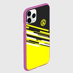 Чехол iPhone 11 Pro матовый Borussia FC: Sport Line 2018, цвет: 3D-фиолетовый — фото 2