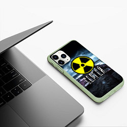 Чехол iPhone 11 Pro матовый S.T.A.L.K.E.R: Сергей, цвет: 3D-салатовый — фото 2