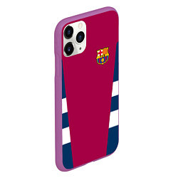 Чехол iPhone 11 Pro матовый Barcelona FC: Vintage 2018, цвет: 3D-фиолетовый — фото 2