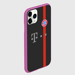 Чехол iPhone 11 Pro матовый Bayern FC: Black 2018, цвет: 3D-фиолетовый — фото 2