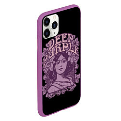 Чехол iPhone 11 Pro матовый Deep Purple, цвет: 3D-фиолетовый — фото 2