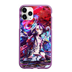 Чехол iPhone 11 Pro матовый No Game No Life Zero, цвет: 3D-фиолетовый