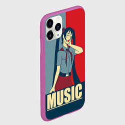 Чехол iPhone 11 Pro матовый Everlasting Summer, цвет: 3D-фиолетовый — фото 2