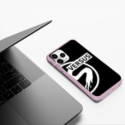 Чехол iPhone 11 Pro матовый Versus Battle: Black, цвет: 3D-розовый — фото 2