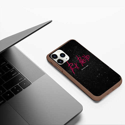 Чехол iPhone 11 Pro матовый Pink Phloyd: Lonely star / 3D-Коричневый – фото 3