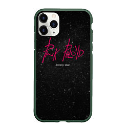 Чехол iPhone 11 Pro матовый Pink Phloyd: Lonely star, цвет: 3D-темно-зеленый