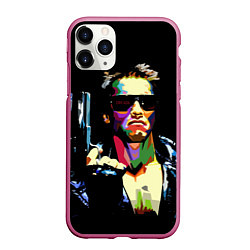 Чехол iPhone 11 Pro матовый Terminator Art