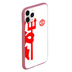 Чехол iPhone 11 Pro матовый FCMU Devil, цвет: 3D-малиновый — фото 2