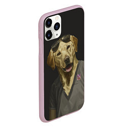 Чехол iPhone 11 Pro матовый Mr Peanutbutter, цвет: 3D-розовый — фото 2