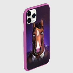 Чехол iPhone 11 Pro матовый BoJack, цвет: 3D-фиолетовый — фото 2