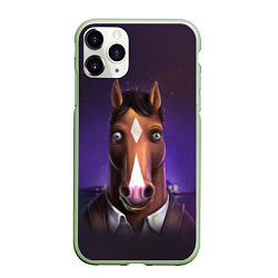 Чехол iPhone 11 Pro матовый BoJack, цвет: 3D-салатовый