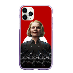 Чехол iPhone 11 Pro матовый Wolfenstein: Irene Engel, цвет: 3D-светло-сиреневый